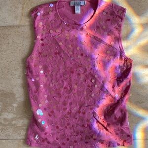 Y2K Pink sleeveless top